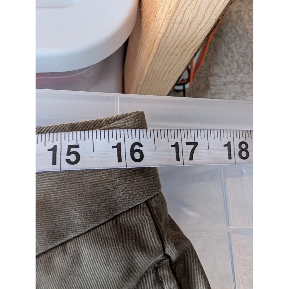 VTG Banana Republic Gavin Chino Pants Mens 32/34‎ Brown Cotton Classic Heritage